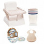 Rehausseur de chaise pour enfant + Boîtes de conservation + Coffret vaisselle mi 142,99 €