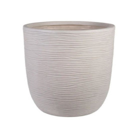 Pot de fleur - STRATA - L - Rond - Amalfi - Ø 42.5cm x 40cm H - Couleur Pierre Pot de fleur - STRATA - L - Rond - Amalfi - Ø 42.5cm x 40cm H - Couleur Pierre