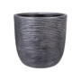 Pot de fleur - STRATA - L - Rond - Amalfi - Ø 42.5cm x 40cm H - Couleur Etain