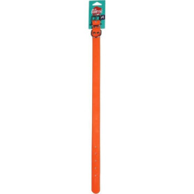 Collier pour chien - AIME - Fluo Hunt - Taille M 52-57 cm - PVC Orange fluo