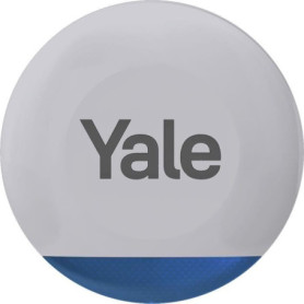 Sirene extérieure - YALE -  Pour alarme intelligente - 100 dB et lumieres LED clignotantes - Gris Sirene extérieure - YALE -  Pour alarme intelligente - 100 dB et lumieres LED clignotantes - Gris