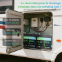 Dyness Batterie Lithium 12V 100Ah Mini LiFePO4 pour Camping Car avec BMS 100A, Protection Basse Température, Etanche Batterie po