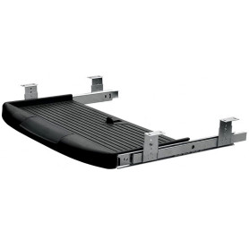 Gedotec Tiroir pour Clavier à Monter sous Le Bureau | 1 Jeu de tiroirs pour Clavier à Monter sous Le Bureau - Noir | Tablette Ex