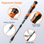 JOREST 117 en 1 Kit de Tournevis de Précision, Kit d'outils Mini,Magnétique Outils de Réparation avec Torx Triangle Bits etc,Pou