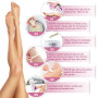 Mylee Kit cire pro avec chauffe-cire électrique, 500 g perles dure, spatules – épilation sans bandes pour visage, jambes, bikini