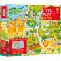 Au zoo - Coffret livre et puzzle (100 pièces) - Dès 5 ans