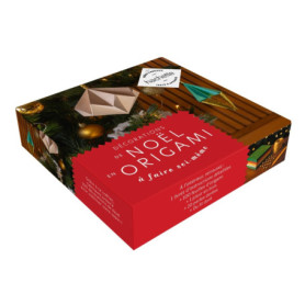 Coffret Décorations de Noël en origami