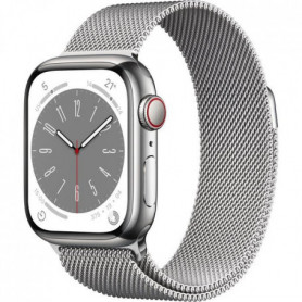 Apple Watch Series 8 GPS + Cellular - 41mm - Boîtier Silver Stainless Steel - Br 889,99 €