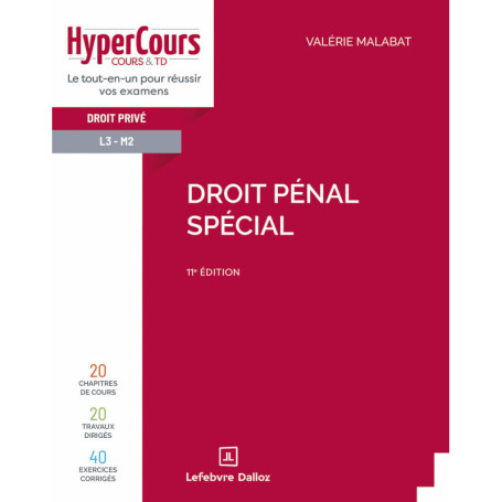 Droit pénal spécial. 11e éd.