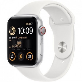 Apple Watch SE GPS (2e génération) + Cellular - 44mm - Boîtier Silver Aluminium 469,99 €