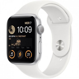 Apple Watch SE GPS (2e génération) - 44mm - Boîtier Silver Aluminium - Bracelet 419,99 €