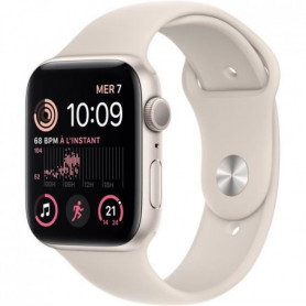 Apple Watch SE GPS (2e génération) - 44mm - Boîtier Starlight Aluminium - Bracel 419,99 €