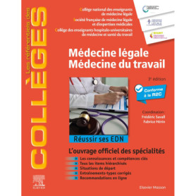Médecine légale - Médecine du travail