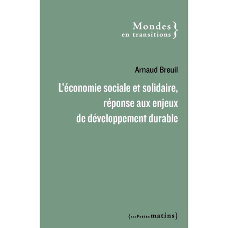 L'économie sociale et solidaire au service du développement durable
