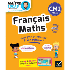 Français et Maths CM1  - Nouveau programme - Cahier de soutien avec des vidéos