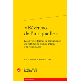 « Révérence de l'antiquaille »