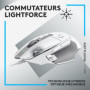 Logitech - G502 X Souris Gaming Filaire - LIGHTFORCE boutons primaires hybrides 79,99 €