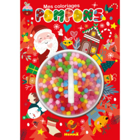 Mes coloriages pompons (Noël)
