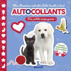 Mes premières activités - Autocollants - Nos petits compagnons - Grands autocollants pour petites mains