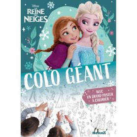 Disney La Reine des Neiges - Colo géant (Noël) - Avec un grand poster à colorier