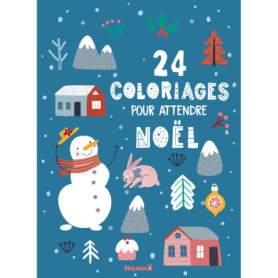24 coloriages pour attendre Noël