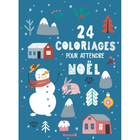 24 coloriages pour attendre Noël