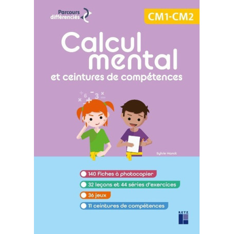 Calcul mental et ceintures de compétences CM + ressources numériques