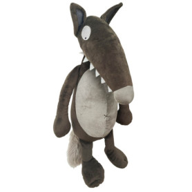La peluche Loup de taille moyenne - nue