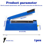 Thermoscelleuse Machine, Scelleuse Thermique, Soudeuse Sac Plastique, Avec Contrôle De La Température à 8 Vitesses, Thermoscelle