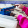 Thermoscelleuse Machine, Scelleuse Thermique, Soudeuse Sac Plastique, Avec Contrôle De La Température à 8 Vitesses, Thermoscelle