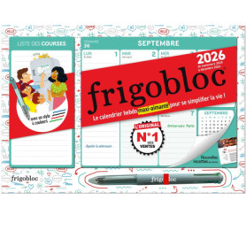 Mini Frigobloc Hebdomadaire 2026 avec un stylo 4 couleurs ! (de sept. 2025 à déc. 2026) Mini Frigobloc Hebdomadaire 2026 avec un stylo 4 couleurs ! (de sept. 2025 à déc. 2026)