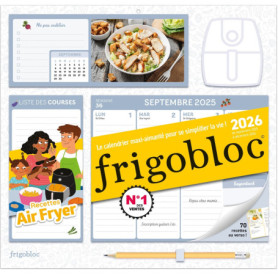 Frigobloc Hebdomadaire 2026 Air Fryer (de sept. 2025 à déc. 2026) Frigobloc Hebdomadaire 2026 Air Fryer (de sept. 2025 à déc. 2026)