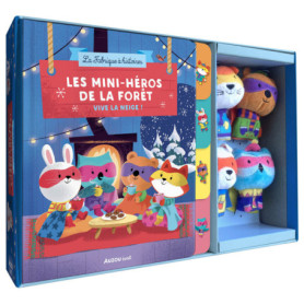 Coffret marionnettes à doigts - les mini-héros de la forêt - Vive la neige ! Coffret marionnettes à doigts - les mini-héros de la forêt - Vive la neige !