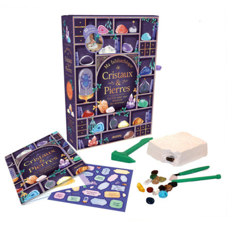 Ma bibliothèque de cristaux et pierres !