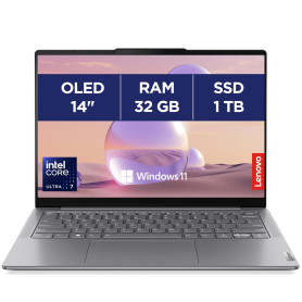 Lenovo Yoga Slim 7 14IMH9 - Ordinateur Portable 14'' OLED (Intel Core Ultra 7 155H, RAM 32Go, SSD 1To, Intel Arc Graphics,Window
