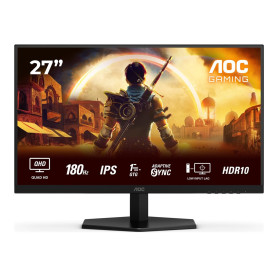 AOC Gaming Q27G42XE - Moniteur Quad HD 27 Pouces, 180 Hz, 1 ms, FreeSync Prem., Comp. G-Sync, HDR10 (2560x1440, 2X HDMI 2.0, 1x 