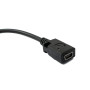 System-S Câble USB 2.0 Mini B femelle vers type A mâle Noir 30 cm