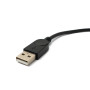 System-S Câble USB 2.0 Mini B femelle vers type A mâle Noir 30 cm
