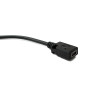 System-S Câble USB 2.0 Mini B femelle vers type A mâle Noir 30 cm