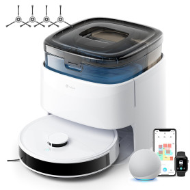 Lefant M3 Gen1 Robot Aspirateur Laveur 12 000 Pa, Station Multifonctionnelle, Double Serpillière Rotative 200 TR/Min, Navigation