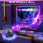 HOVVIDA Ruban LED 5M, 30 LED/Mètre, 24V RVB Bande LED, 150 LED, APP et Télécommande, Synchronisation de la Musique, Mode Minuter
