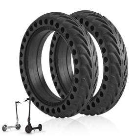 ANSENI Pneu Plein Xiaomi M365, 1S,Essential, Pro, Pro2 Roue Trottinette Electrique Pneu de Remplacement Pour Scooter Electrique,