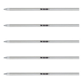 NEO+ Lot de 5 recharges pour stylo bille compatible avec Montblanc stylos. Compatible avec les stylos Meisterstuck Homage a W.A.