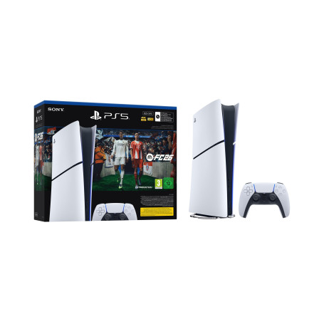 Playstation Sony, Pack Console PS5 édition Numérique, avec 1 Manette Sans Fil DualSense plus jeu EA SPORTS FC 26 (code de téléch