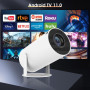 Vidéoprojecteur 4K Mini Projecteur 1080 Projecteur Portable avec Rotation à 180° Rotation 100 » Projecteur de cinéma Correction 