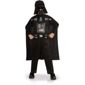 RUBIE'S Star Wars Officiel - Déguisement Entrée de Gamme Dark Vador (Enfant) - Taille 5-6 ans Halloween