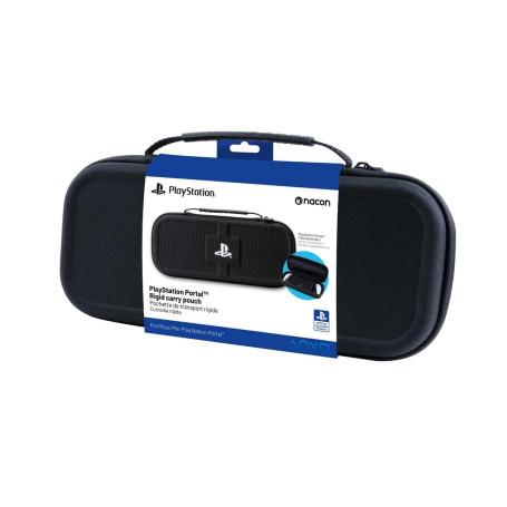 Pochette de Rangement Officielle PlayStation Portal avec Compartiment intérieur pour l'adaptateur Secteur (Noir)