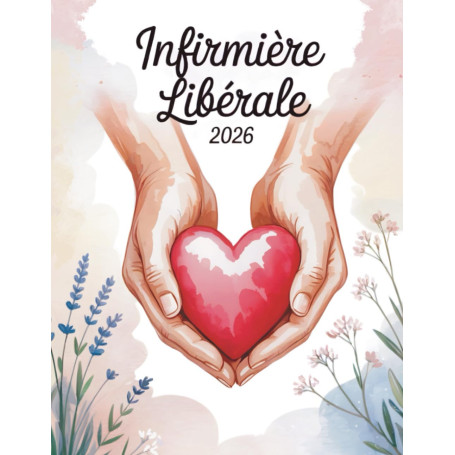 Agenda Infirmière Libérale 2026: Organisateur de tournée journalier, Grand format, 1 jour par page de 5h à 22h45 avec intervalle