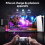 HONGO Moniteur Portable, Laptop Écran Portable 15,6" 1080P IPS Écran PC Portable Haut-parleurs Intégrés, Moniteur pour Ordinateu