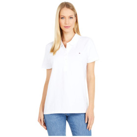 Tommy Hilfiger Polo Uni pour Femme T-Shirt Tommy Hilfiger Polo Uni pour Femme T-Shirt